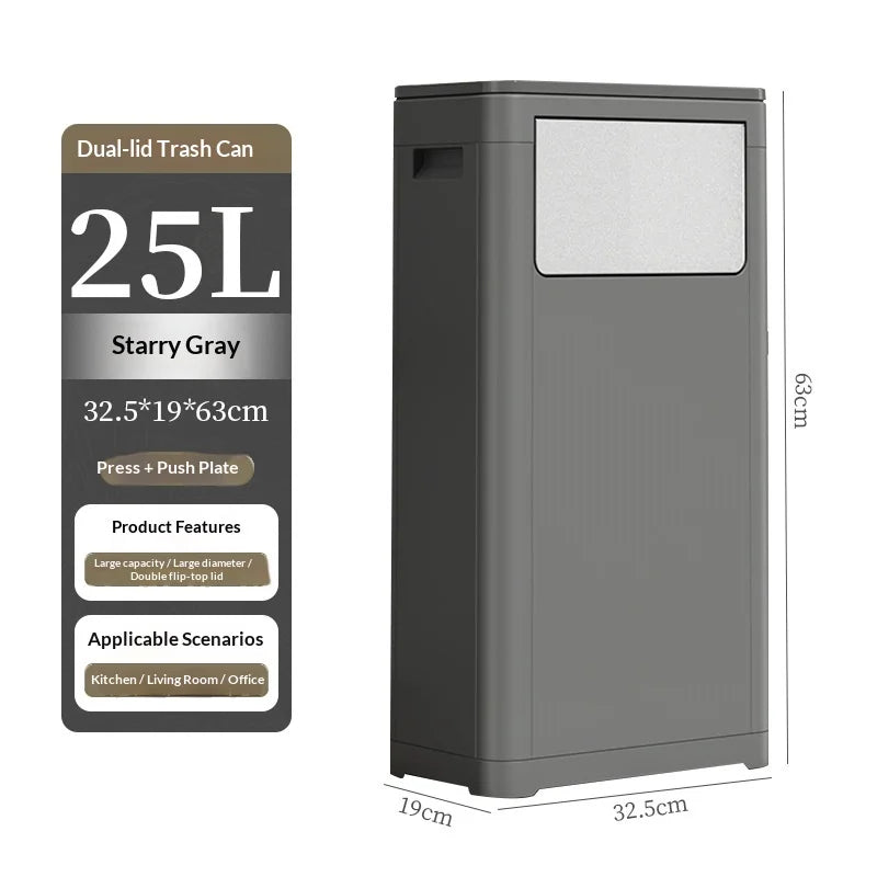 Stainless Steel Smart Trash Can – Heavy‑Duty Outdoor & Indoor Garbage Container