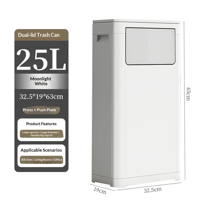 Stainless Steel Smart Trash Can – Heavy‑Duty Outdoor &amp; Indoor Garbage Container