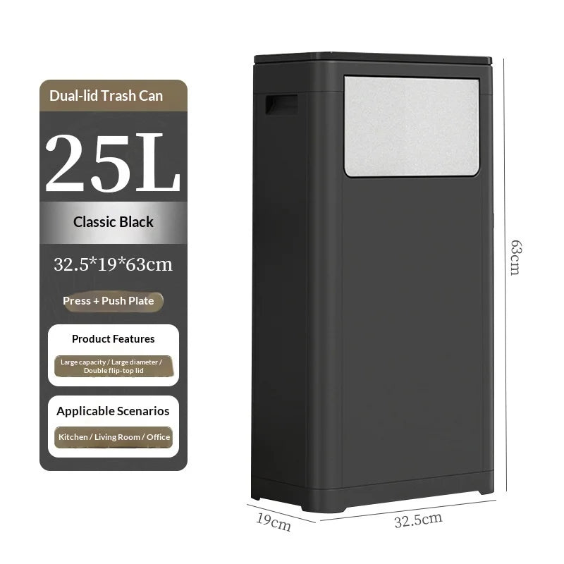 Stainless Steel Smart Trash Can – Heavy‑Duty Outdoor &amp; Indoor Garbage Container